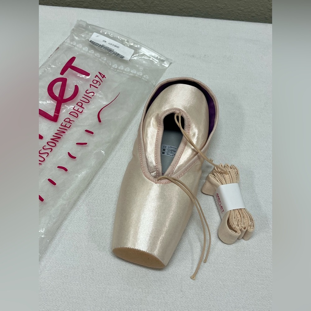Merlet Ballerina Pointe Shoes 21 - Picture 2 of 6